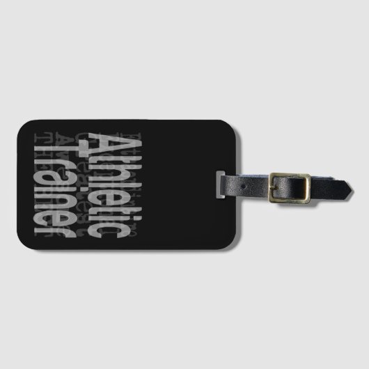 Athletic Trainer Extraordinator Gepäckanhänger (Vorderseite (Horizontal))