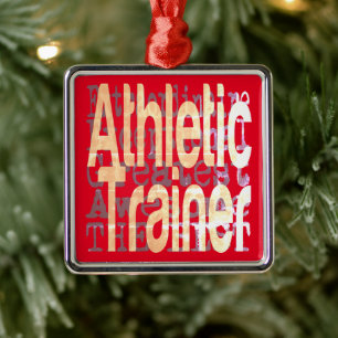 Athletic Trainer Extraordinator Ornament Aus Metall