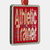 Athletic Trainer Extraordinator Ornament Aus Metall (Rechts)