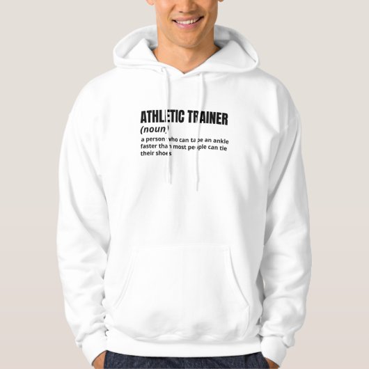 Athletic Trainer - Funny Definition Hoodie (Vorderseite)