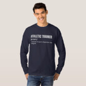 Athletic Trainer Funny Definition Shirt für Männer (Vorne ganz)