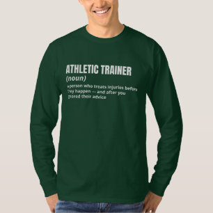 Athletic Trainer Funny Job Bedeutung T-Shirt