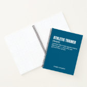 Athletic Trainer - Funny Study Notebook Notizblock (Innenseite)