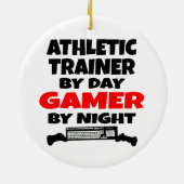 Athletic Trainer Gamer Keramikornament (Hinten)