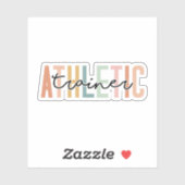 Athletic Trainer Gift Athletic Training Aufkleber (Blatt)