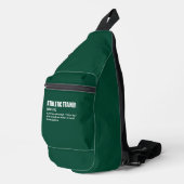 Athletic Trainer Job Definition Crossbody Bag (Rechte Ecke)