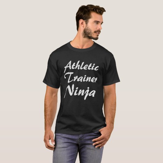 Athletic Trainer Job Occupation Work Title T-Shirt (Vorne ganz)