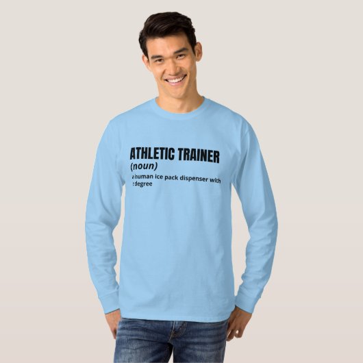 Athletic Trainer Long Sleeve - Funny Definition T-Shirt (Vorne ganz)