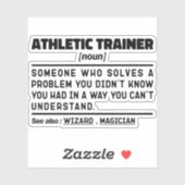 Athletic Trainer Noun Definition Cooles Training Aufkleber (Blatt)
