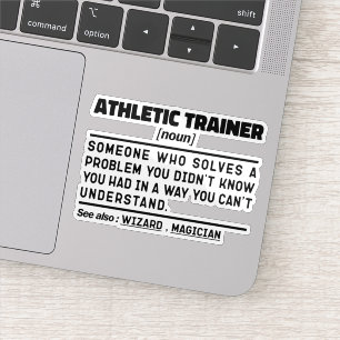 Athletic Trainer Noun Definition Cooles Training Aufkleber