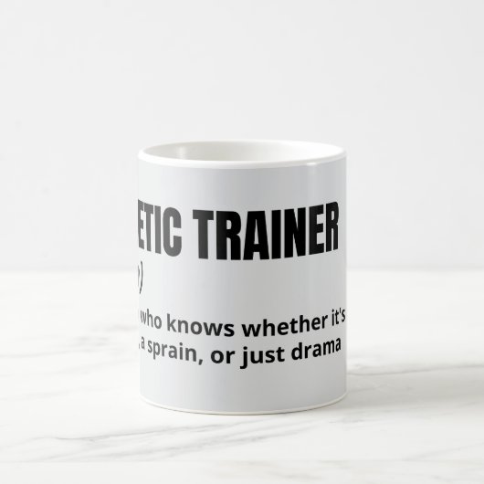 Athletic Trainer Spaß Tasse - Funny Job Definition (Mittel)