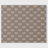 Athletic Trainer Sportschulung Geschenkpapier (Flach)