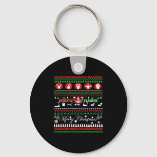 Athletic Trainer Weihnachts-Shirts Schlüsselanhänger
