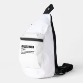 Athletic Trainer - Witty Definition Crossbody Bag (Rechte Ecke)