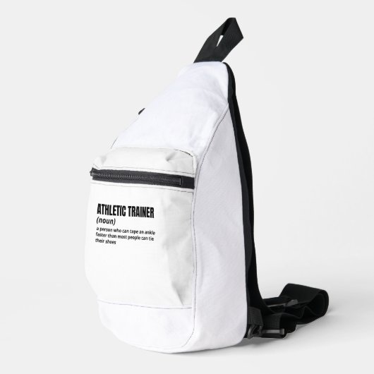 Athletic Trainer - Witty Definition Crossbody Bag (Rechte Ecke)