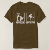Athletics Athletics-Erklärung Problem Lösung T-Shirt (Design vorne)