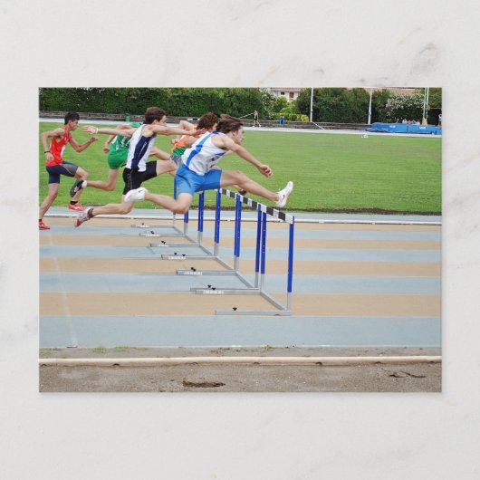 ATHLETICS JUMPS POSTKARTE (Vorderseite)