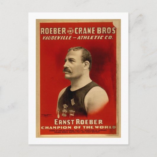 Athletics Poster Postkarte (Vorderseite)