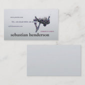 Athletics Trainer Coach Athlete Sport Fitness Visitenkarte (Vorne/Hinten)