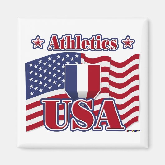 Athletics USA Magnet (Vorne)
