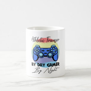Athletiktrainer bei Tag Gamer bei Nacht Kaffeetasse