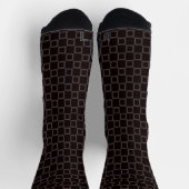 Athletische Crew Sock Brown Caffee Lattes Classic Socken (Oben)