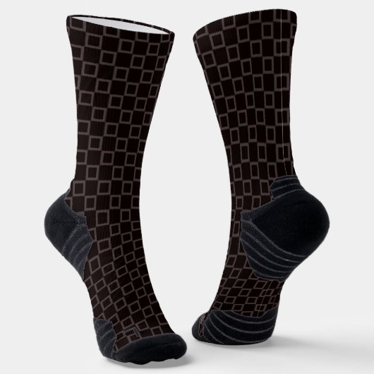 Athletische Crew Sock Brown Caffee Lattes Classic Socken (Gewinkelt)