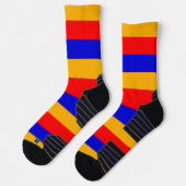 Athletische Crew Sock mit armenischer Flagge Socken (Links)