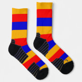 Athletische Crew Sock mit armenischer Flagge Socken (Rechts)