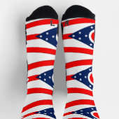 Athletische Crew Sock mit der Flagge von Ohio Socken (Oben)