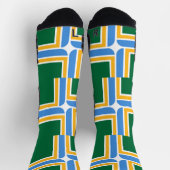 Athletische Crew Sock mit der Flagge von Portland Socken (Oben)