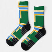 Athletische Crew Sock mit der Flagge von Portland  Socken (Links)