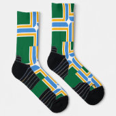 Athletische Crew Sock mit der Flagge von Portland Socken (Rechts)