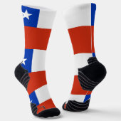 Athletische Crew Sock mit Fahne des Chilen Socken (Gewinkelt)