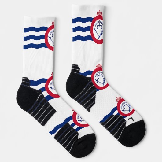 Athletische Crew Sock mit Fahne von Cincinnati Socken (Rechts)
