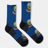 Athletische Crew Sock mit Fahne von Idaho, USA Socken (Rechts)