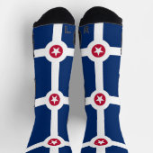 Athletische Crew Sock mit Fahne von Indianapolis,  Socken (Oben)