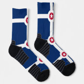 Athletische Crew Sock mit Fahne von Indianapolis,  Socken (Rechts)
