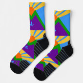 Athletische Crew Sock mit Fahne von Manitou Spring Socken (Links)