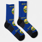 Athletische Crew Sock mit Fahne von Montana Socken (Rechts)