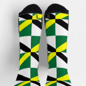 Athletische Crew Sock mit Fahne von Monterey, USA Socken (Oben)