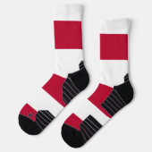 Athletische Crew Sock mit Fahne von Texas, USA. Socken (Links)