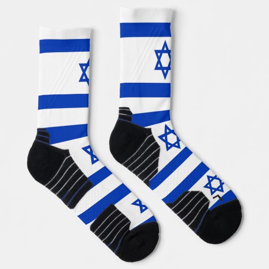 Athletische Crew Sock mit israelischer Flagge Socken (Rechts)