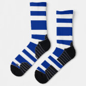 Athletische Crew Sock mit kubanischer Flagge Socken (Links)