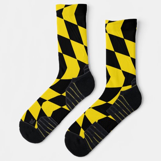 Athletische Crew Sock mit Münchner Flagge, Bayern Socken (Links)