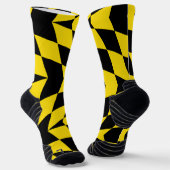 Athletische Crew Sock mit Münchner Flagge, Bayern Socken (Gewinkelt)