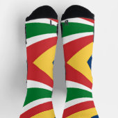Athletische Crew Sock mit Seychellischen Farben Socken (Oben)
