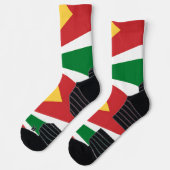 Athletische Crew Sock mit Seychellischen Farben Socken (Links)