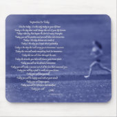 Athletische Inspiration für heute Mousepad (Vorne)