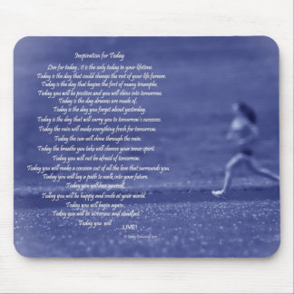 Athletische Inspiration für heute Mousepad